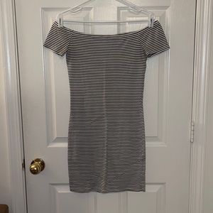 off the shoulder dress